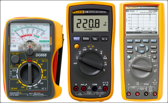 Multímetros industriales